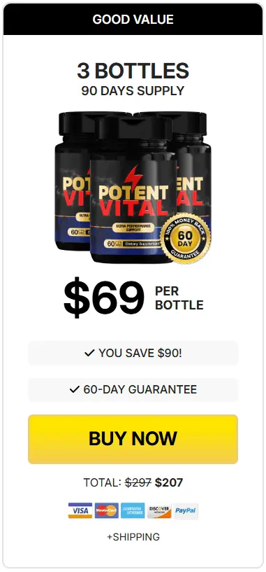 Buy Potent Vital 3 Bottle